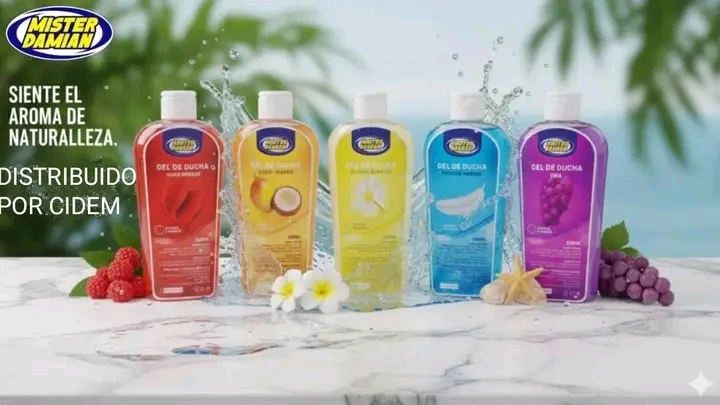 Gel de baño glicerina, proteína de seda, aroma frescor marino's foto | Salvym |  BizneCubano